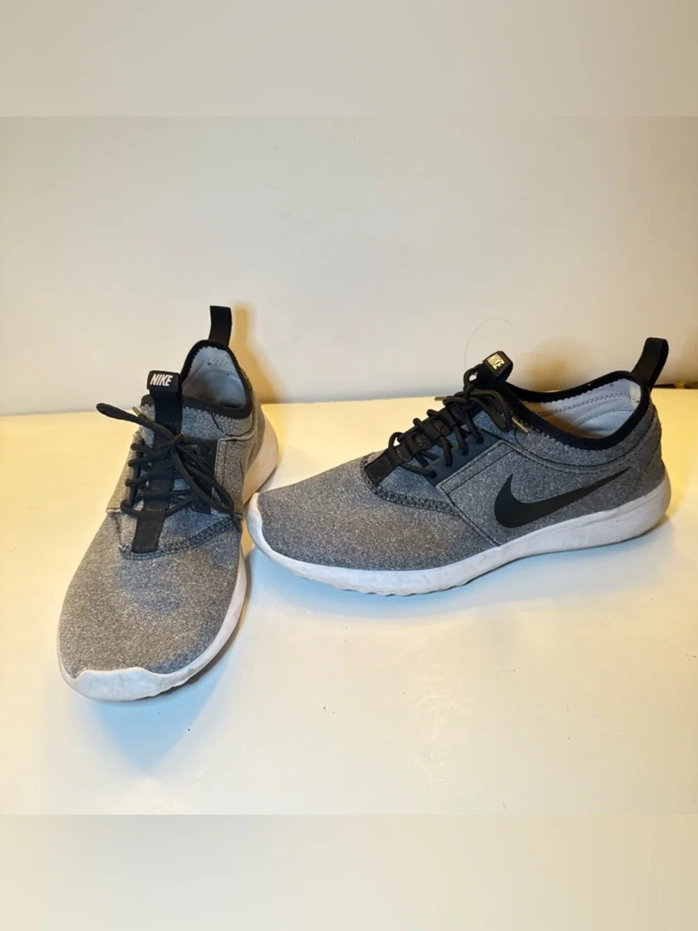 Nike Grey and Black Casual Trainers